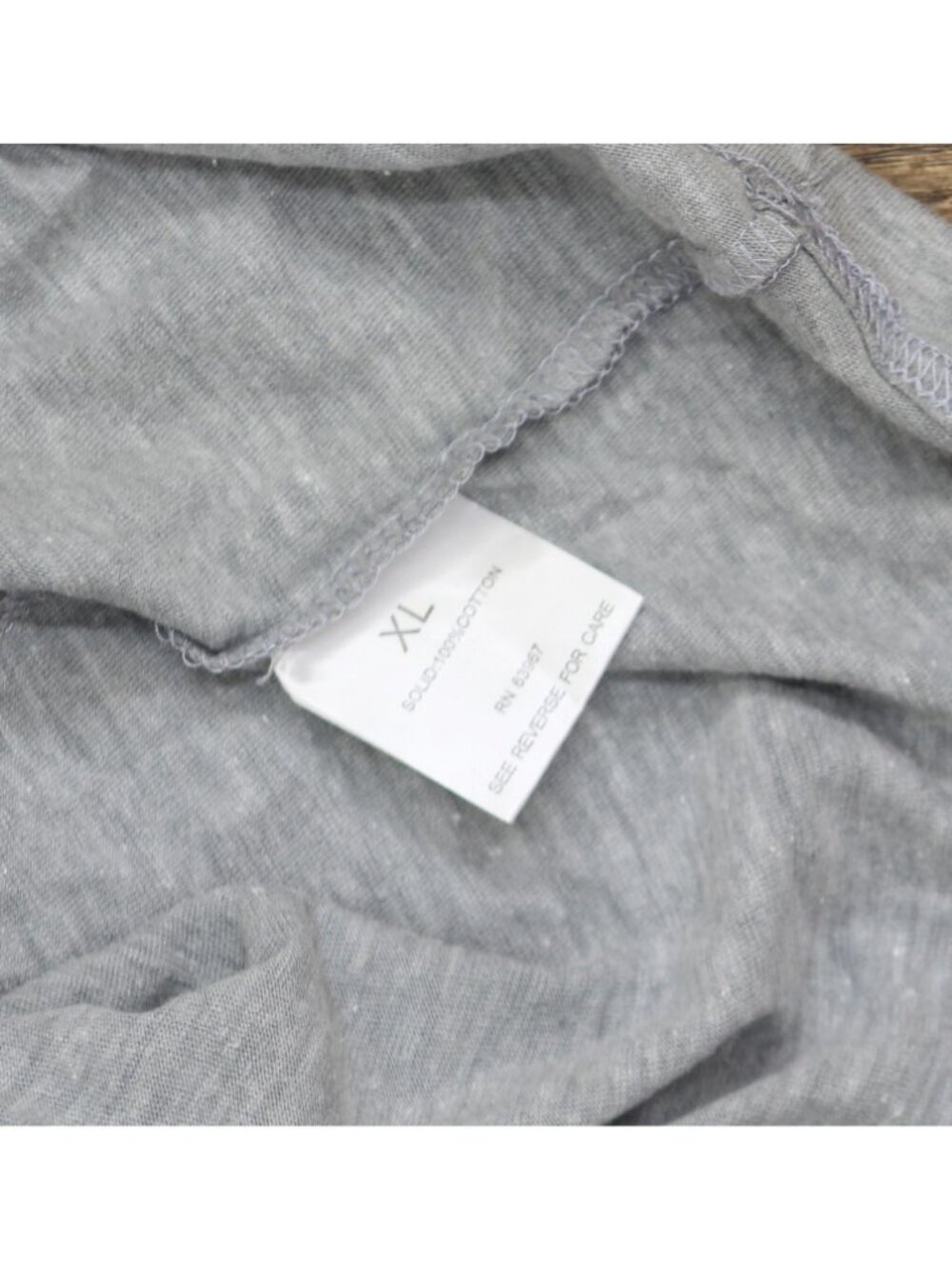 NWT Galaxy By Harvic Mens Slim Fitting Short Sleeve Henley Slub Tee Gray XL - Picture 5 of 7